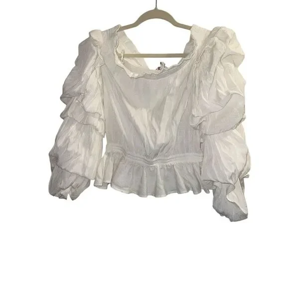 ✨Guess Celestine Off The Shoulder Sz Small Top✨ - Picture 5 of 9